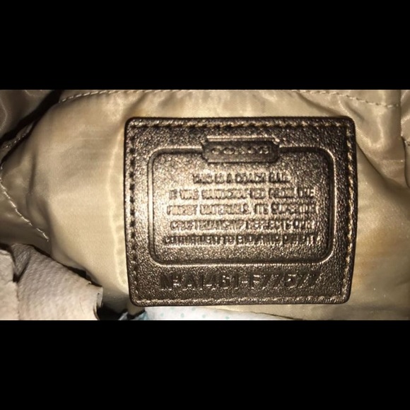 Coach tote diaper bag - Picture 2 of 2